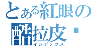 とある紅眼の酷拉皮卡（インデックス）