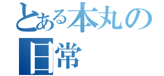 とある本丸の日常（）