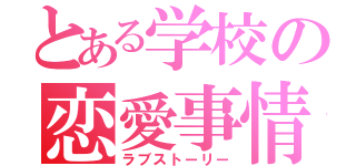 とある学校の恋愛事情（ラブストーリー）