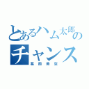 とあるハム太郎のチャンス（葛西美空）