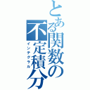 とある関数の不定積分（インテグラル）