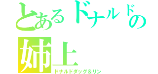 とあるドナルド好きの姉上（ドナルドダッグ＆リン）