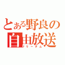 とある野良の自由放送（フリーダム）