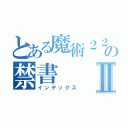 とある魔術２２の禁書Ⅱ（インデックス）