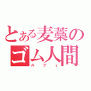 とある麦藁のゴム人間（ルフィ）