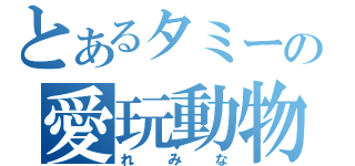 とあるタミーの愛玩動物（れみな）