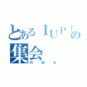 とある１ＵＰ↑の集会（のばら）