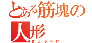 とある筋塊の人形（きょうへい）