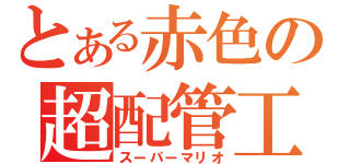 とある赤色の超配管工（スーパーマリオ）