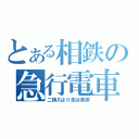 とある相鉄の急行電車（二俣川より先は各停）