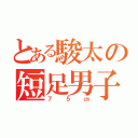 とある駿太の短足男子（７５㎝）