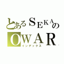 とあるＳＥＫＡＩのＯＷＡＲＩ（インデックス）