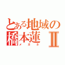 とある地域の橋本蓮Ⅱ（メガネ）