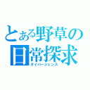 とある野草の日常探求（ダイバージェンス）