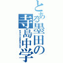 とある墨田の寺島中学校（荒井石川谷坂長谷川先生）