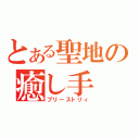 とある聖地の癒し手（プリーストリィ）