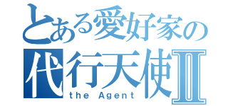 とある愛好家の代行天使Ⅱ（ｔｈｅ Ａｇｅｎｔ）