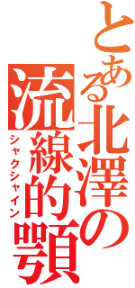 とある北澤の流線的顎（シャクシャイン）