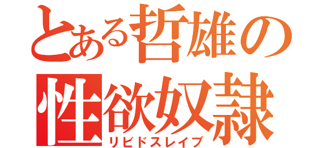 とある哲雄の性欲奴隷（リビドスレイブ）