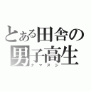 とある田舎の男子高生（ナマヌシ）