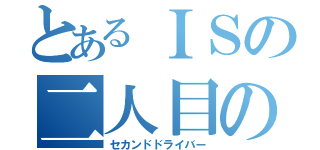 とあるＩＳの二人目の男性操縦者（セカンドドライバー）