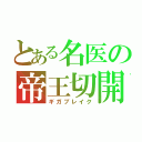 とある名医の帝王切開（ギガブレイク）