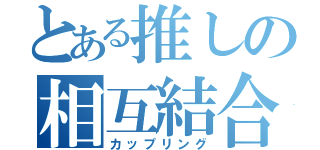 とある推しの相互結合（カップリング）