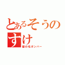 とあるそうのすけ（髪の毛ボンバー）