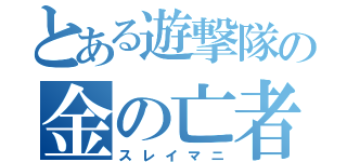 とある遊撃隊の金の亡者（スレイマニ）