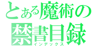 とある魔術の禁書目録（インデックス）