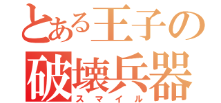 とある王子の破壊兵器（スマイル）