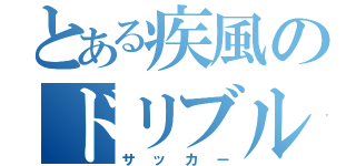 とある疾風のドリブル（サッカー）