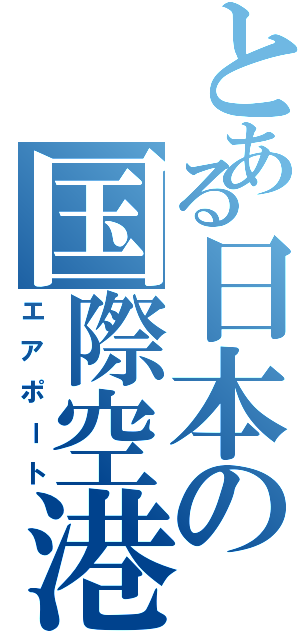 とある日本の国際空港（エアポート）