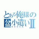 とある俺様の盆小遣いⅡ（５０００円）