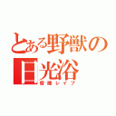 とある野獣の日光浴（昏睡レイプ）