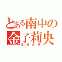 とある南中の金子莉央（生徒会長）