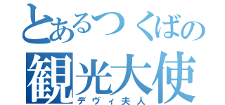 とあるつくばの観光大使（デヴィ夫人）