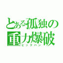 とある孤独の重力爆破（ビックバン）