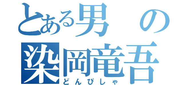 とある男の染岡竜吾（どんぴしゃ）