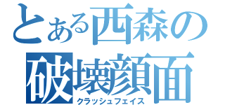 とある西森の破壊顔面（クラッシュフェイス）