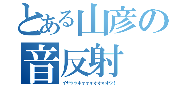 とある山彦の音反射（イヤッッホォォォオオォオウ！）