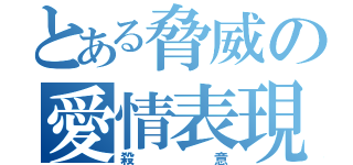 とある脅威の愛情表現（殺意）