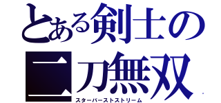 とある剣士の二刀無双（スターバーストストリーム）