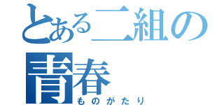 とある二組の青春（ものがたり）