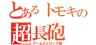 とあるトモキの超長砲（アームストロング砲）