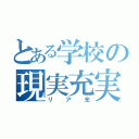 とある学校の現実充実（リア充）