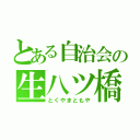 とある自治会の生八ツ橋（とくやまともや）