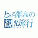 とある離島の観光旅行（バカンス）