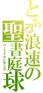 とある浪速の聖書庭球（パーフェクトテニス）