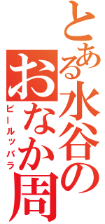 とある水谷のおなか周辺（ビールッパラ）